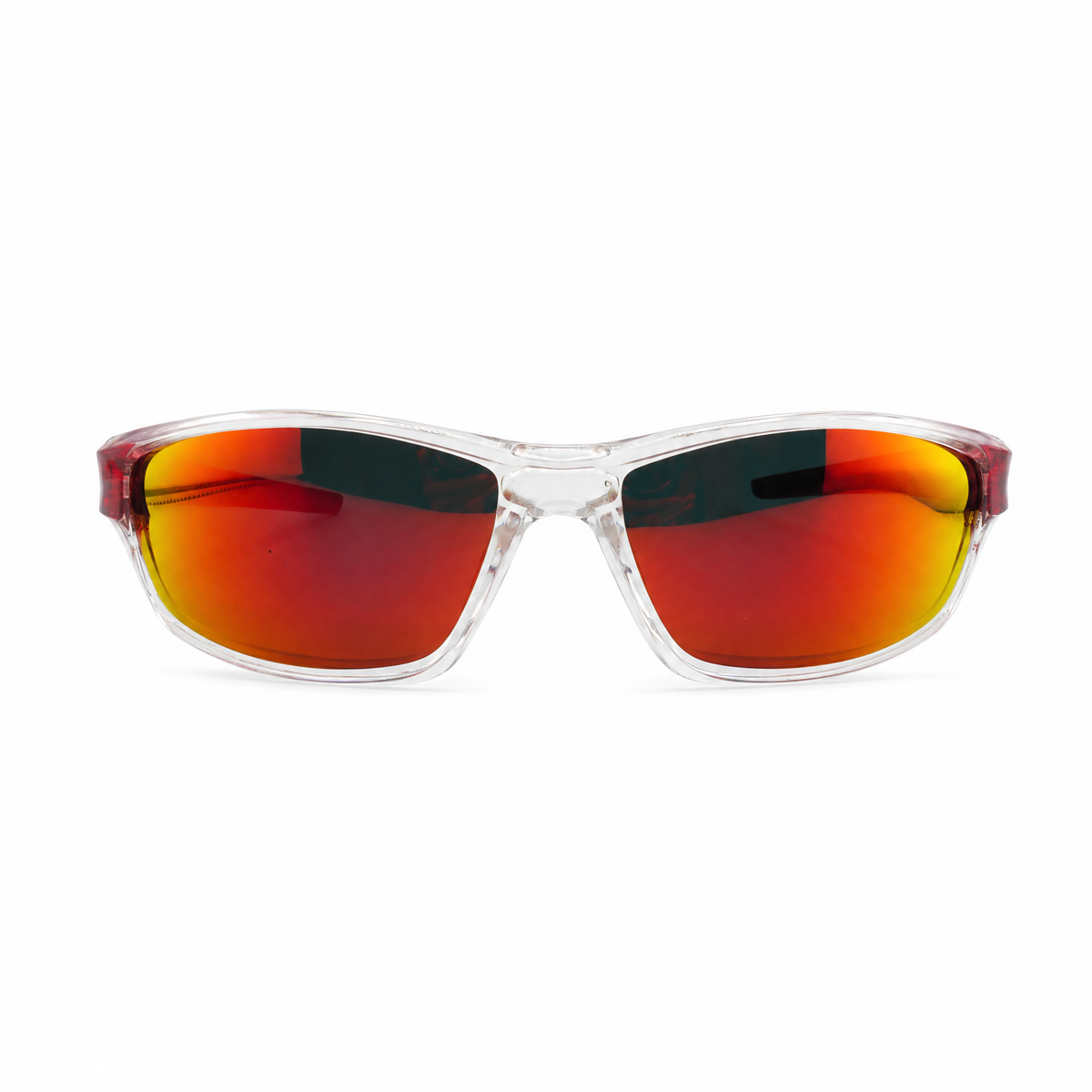 SESTO. ARIO Sport-Sonnenbrille in Transparent, Frontansicht