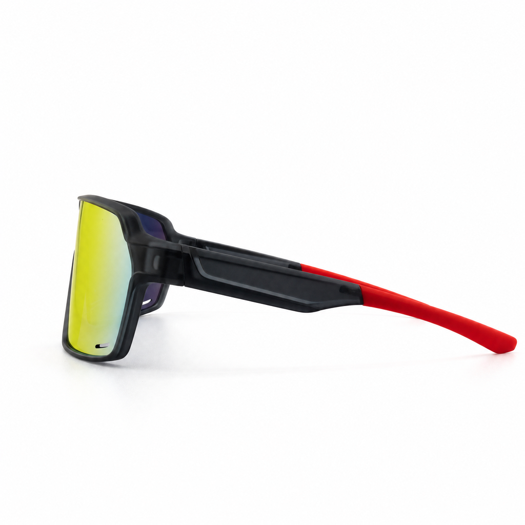 SESTO. GIRO Sport-Sonnenbrille in Grau, Seitenansicht
