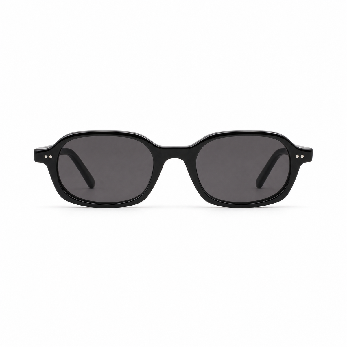 SESTO. LOCO Sonnenbrille in Schwarz, Vorderansicht
