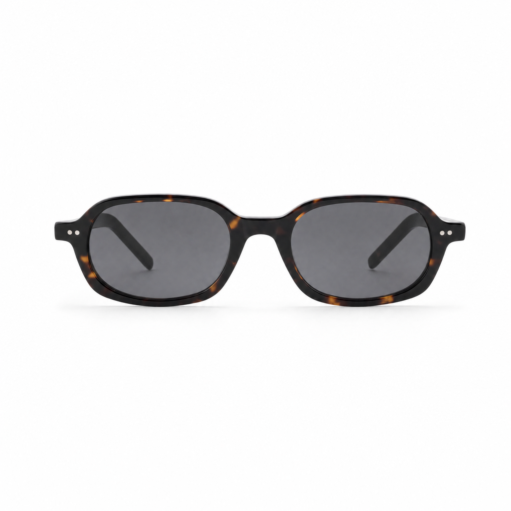 SESTO. LOCO Sonnenbrille in Havana, Vorderansicht